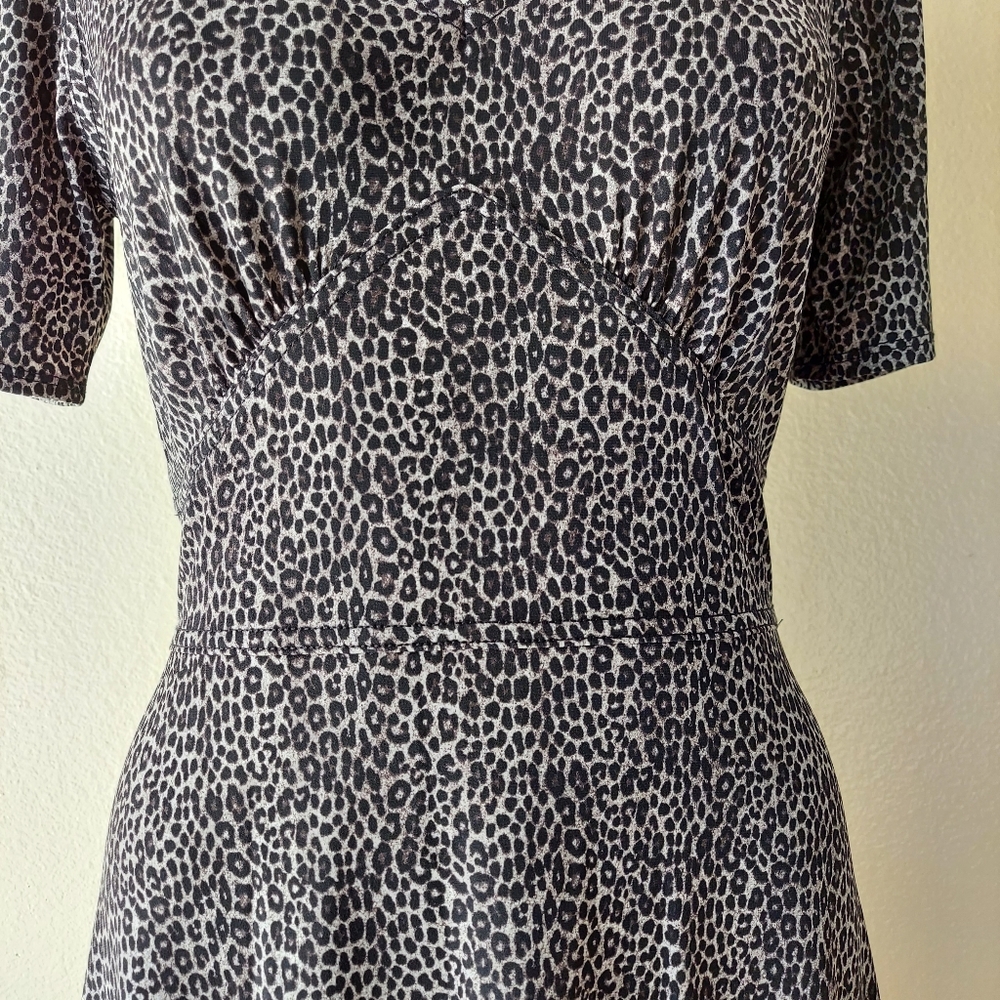 Michael Kors Cheetah Gunmetal Dress - Picture 5 of 9